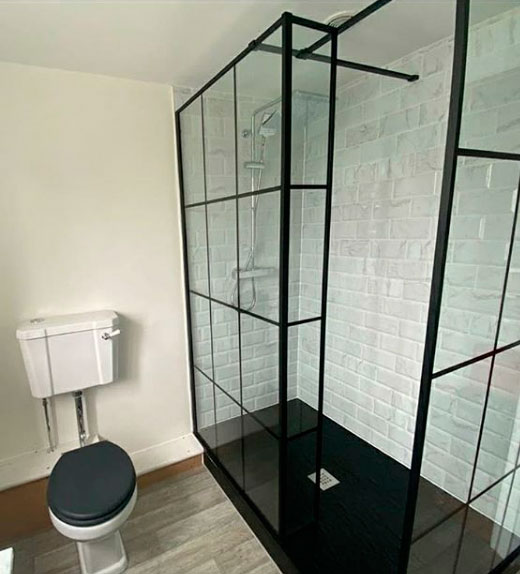 6 Windowpane Shower574